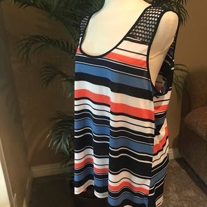 Lavish plus size sleeveless top w/Stretch
